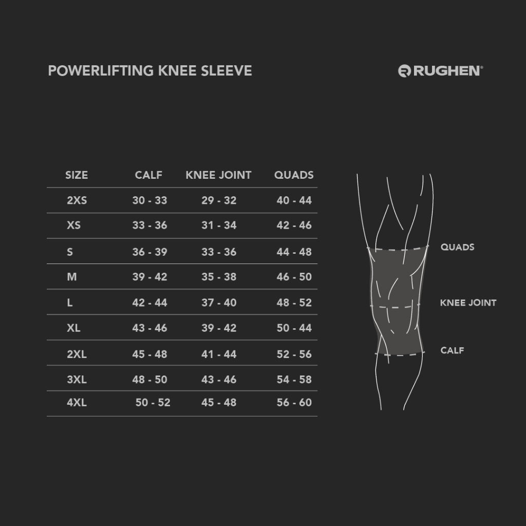 RUGHEN Powerlifting Knee Sleeve 7mm