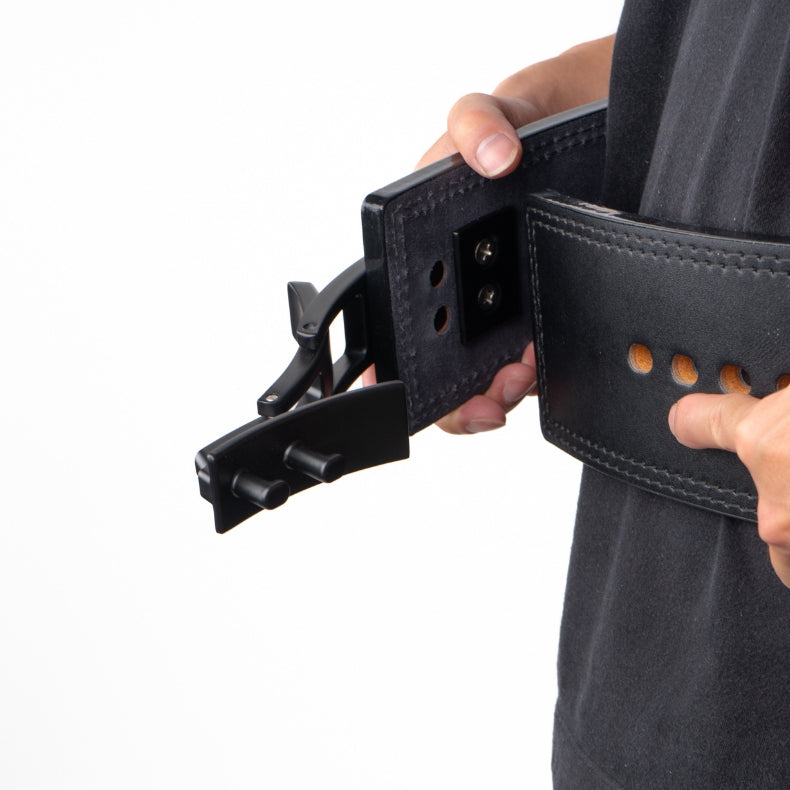 RUGHEN QuickAdjust Lever Belt 10mm Powerlifting Belt Sabuk Lifting Gym