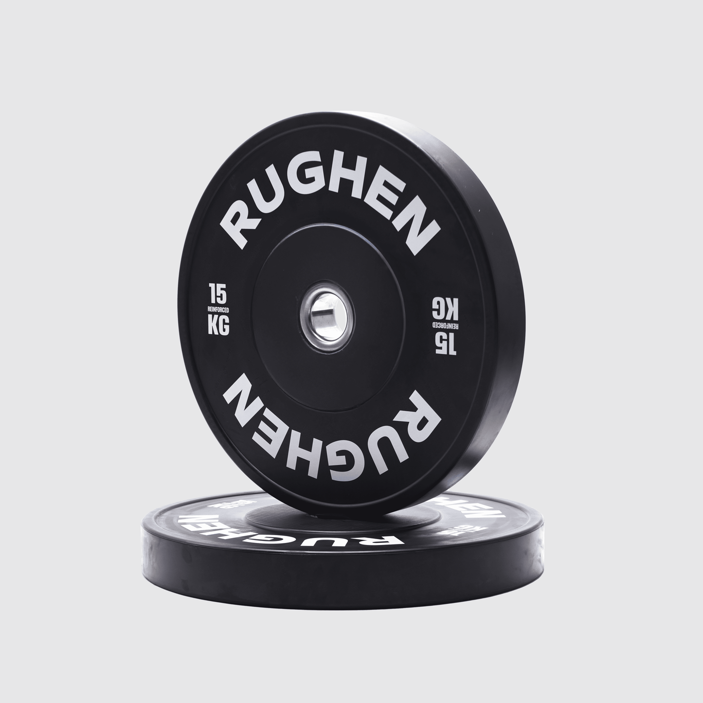 RUGHEN Black Reinforced Bumper Plates