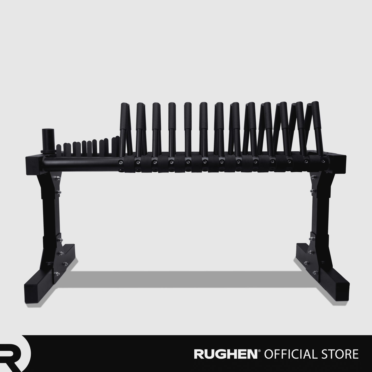 RUGHEN Powerlifting Calibrated Plate Rack