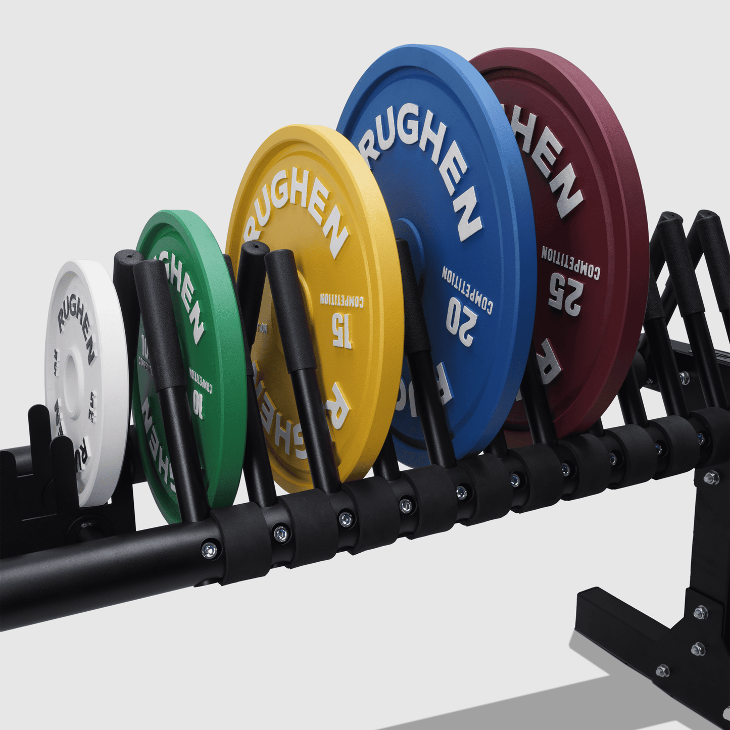 RUGHEN Powerlifting Calibrated Plate Rack