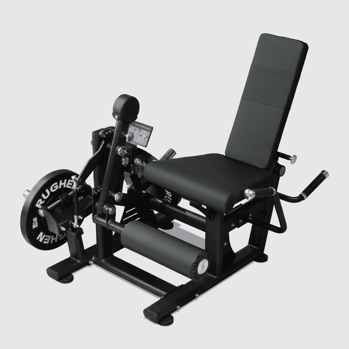 RUGHEN Prone Leg Curl & Extension Plate Loaded Axon Machine