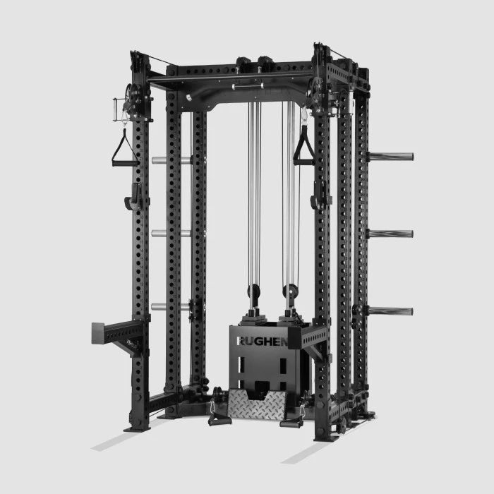 RUGHEN Power Rack with 4 Multi Cable Station