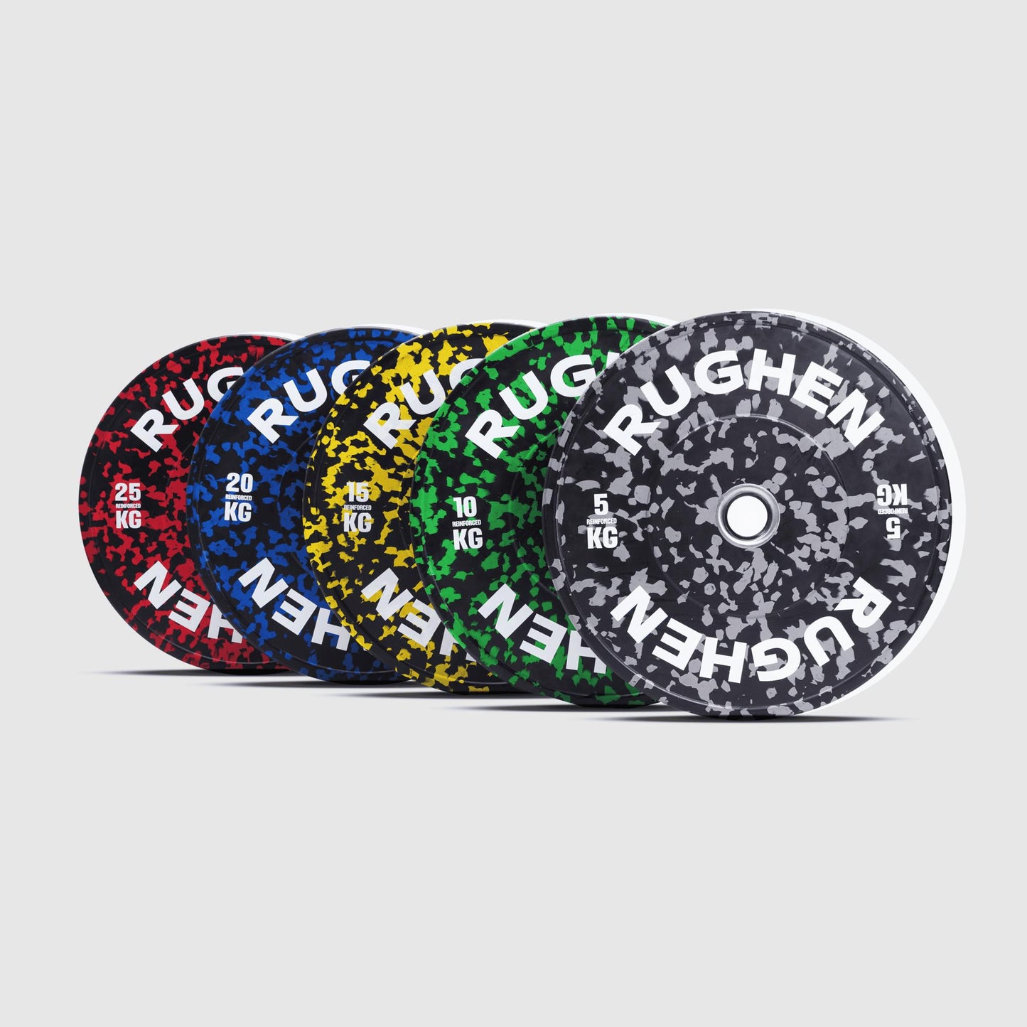 RUGHEN Fleck Reinforced Bumper Plates