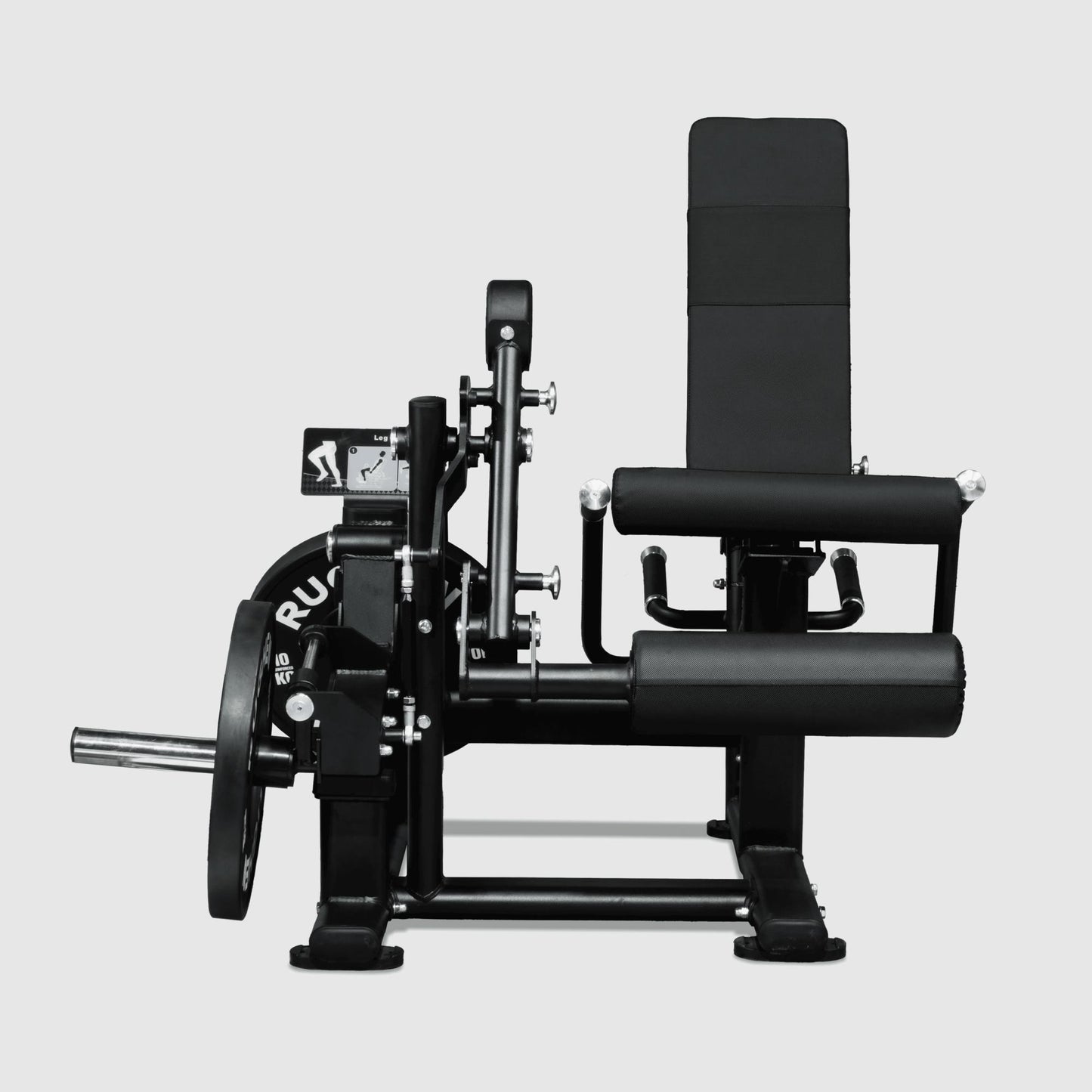 RUGHEN Prone Leg Curl & Extension Plate Loaded Axon Machine