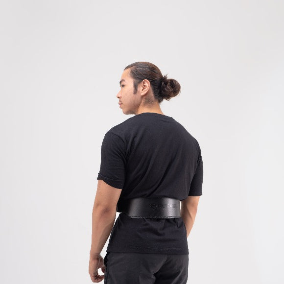 RUGHEN Weight Lifting Belt with Padding Sabuk Gym Fitness Prong Belt 7mm