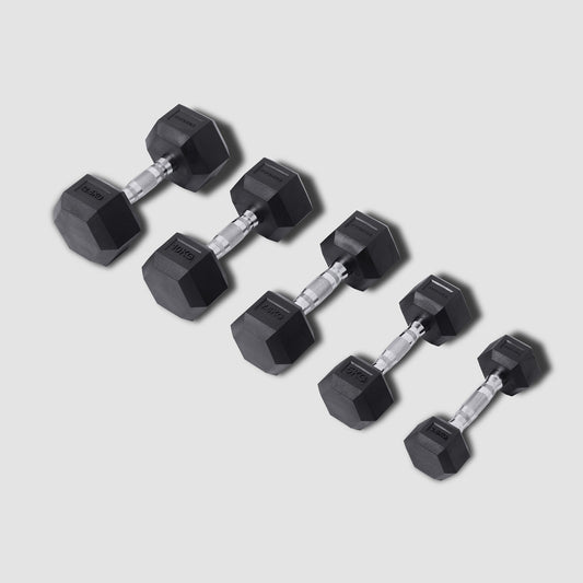 RUGHEN PVE Hex Dumbbell (KG) 37,5 Kg - 50 Kg
