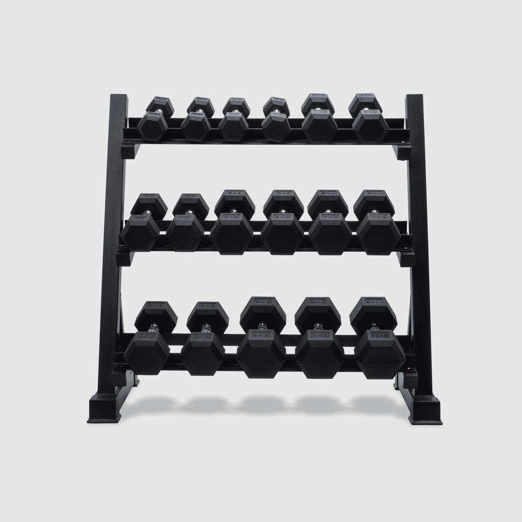 RUGHEN 3 Tier Dumbbell Rack